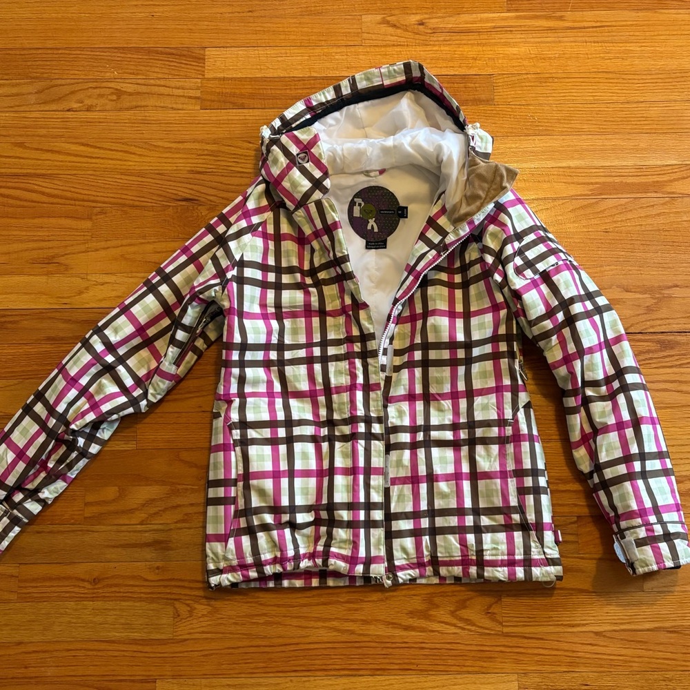 Roxy Plaid Snow Jacket